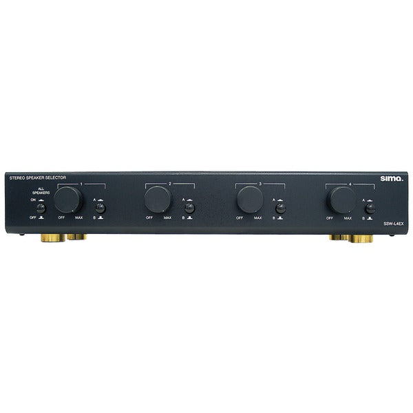 Speaker Selector with Volume Control (4 Pairs)