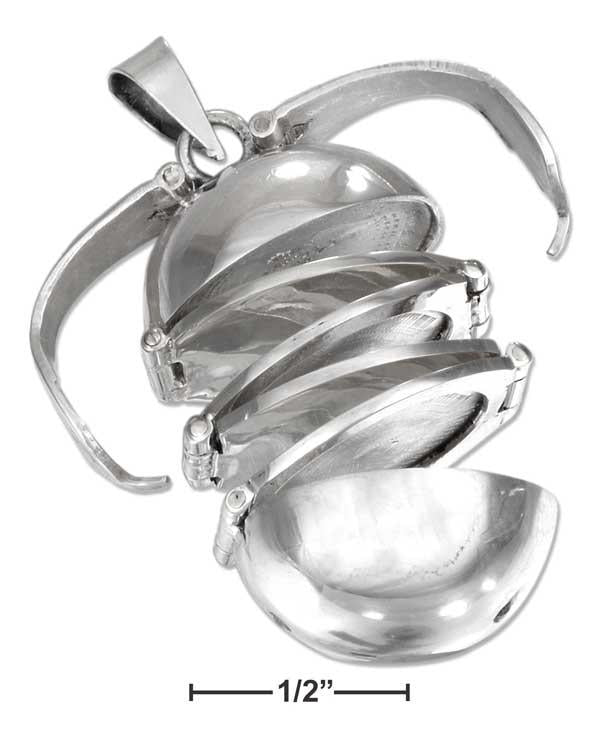 Sterling Silver Six Picture Ball Locket