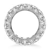 14k White Gold Round Diamond Decorated Eternity Ring