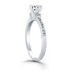 14k White Gold Diamond Accent Engagement Ring
