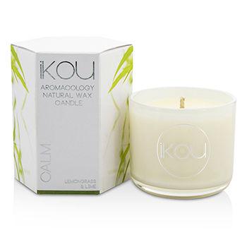 Eco-luxury Aromacology Natural Wax Candle Glass - Calm (lemongrass & Lime) - (2x2) inch