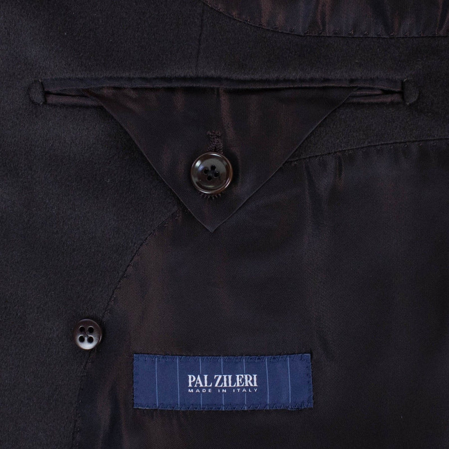 Green Cashmere Double Breasted Wool Classic Fit Coat