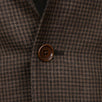 Drop 8 Houndstooth 3 Roll 2 Button Sport Coat - Brown