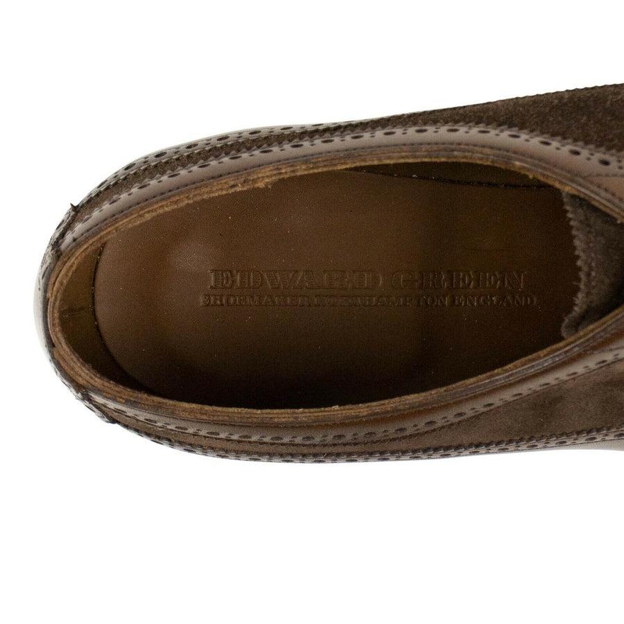 Leather Lace Up Wing Tip Oxfords