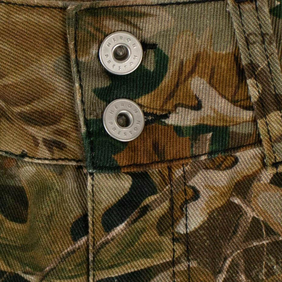 Camo Leaf CTNMB Cotton Cargo Pants - Green / Brown
