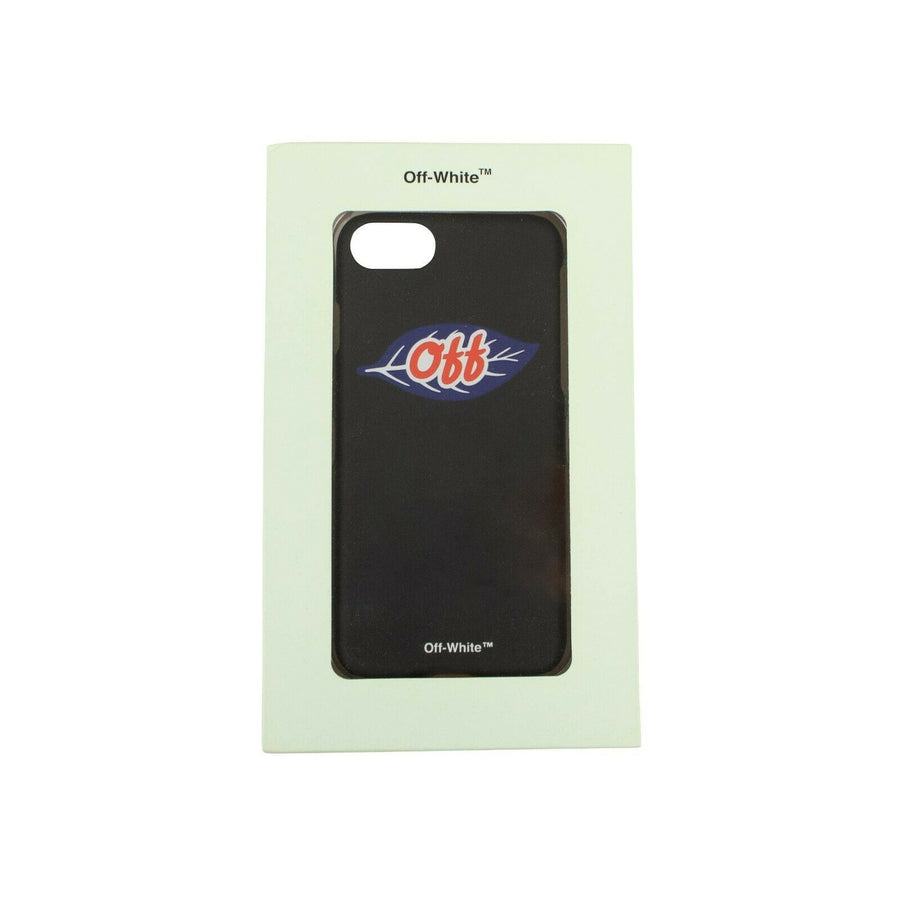 'Off' Leaf Iphone 7 Cover - Black