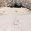 Alpaca Blend Fur Collar Double Breasted Coat - Beige