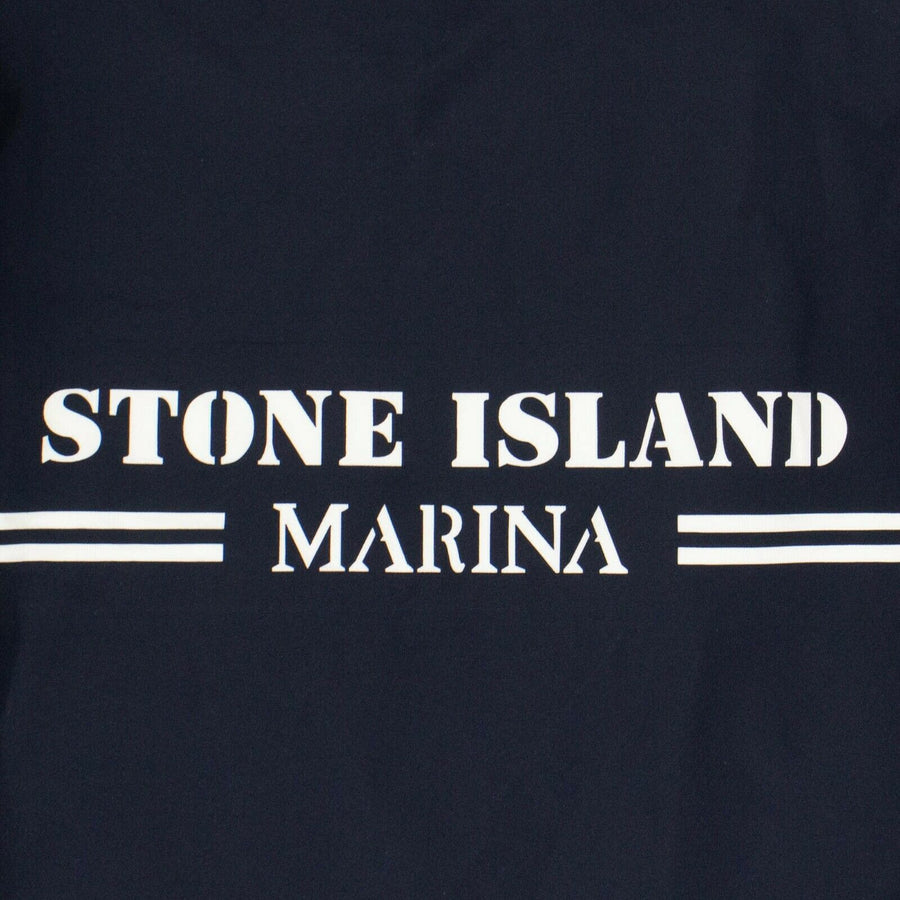 'Marina' Tank Shield Trench Coat - Blue