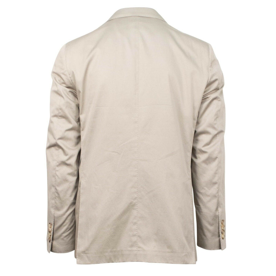 Dop 8 Cotton 3 Roll 2 Button Slim Fit Suit - Tan