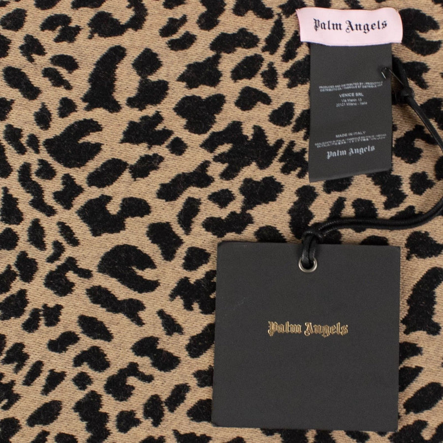 Blue And Burgundy/Animal Print Scarf