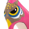 Leather Owl Face Pumps - Pink