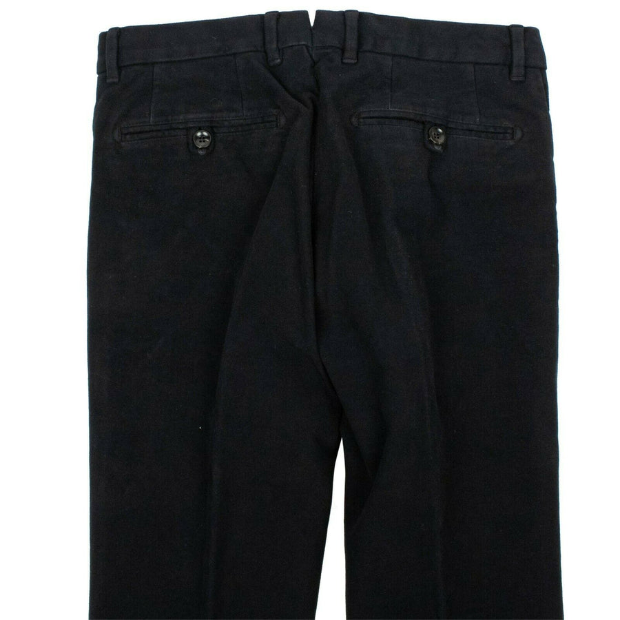Cotton Blend Pants - Black