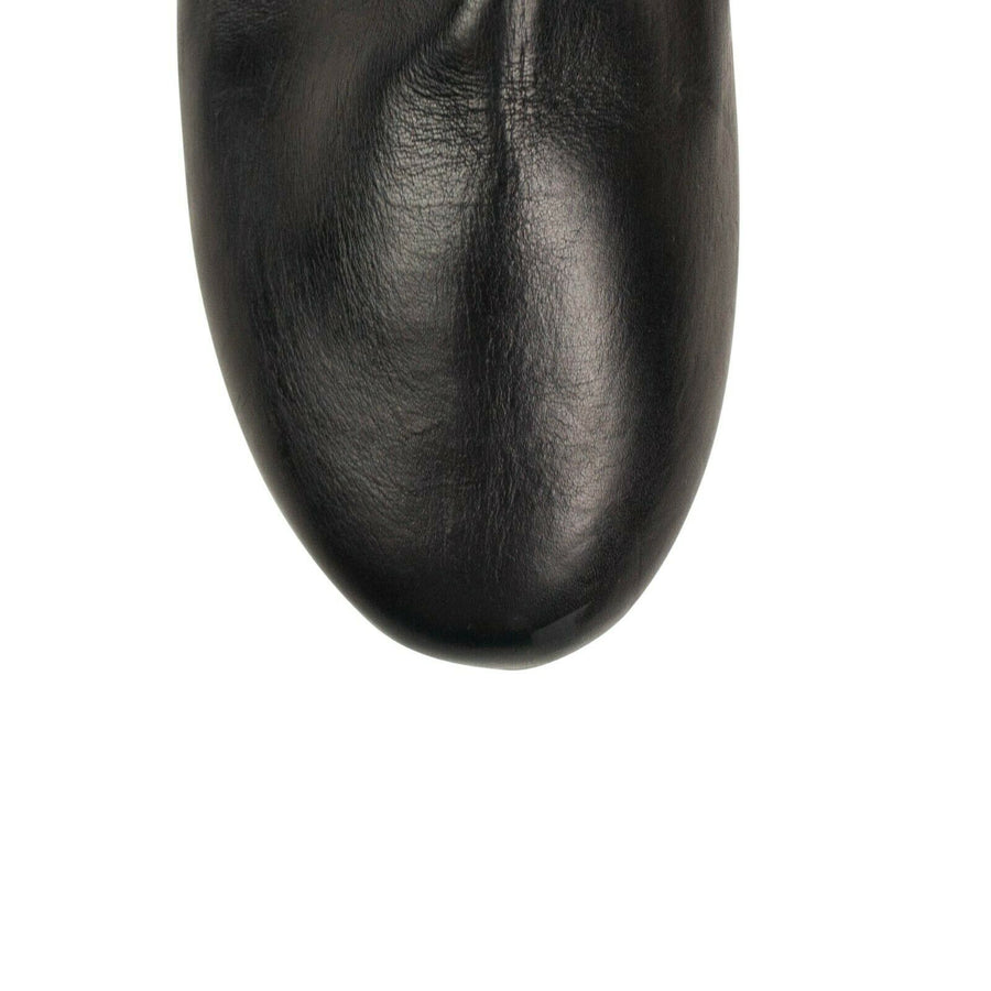 Discesa Leather Platform Ankle Boots - Black