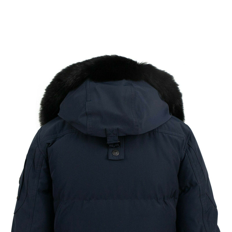 Women's 'Midcore' Down Puffer Jacket - Navy Blue