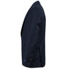 Drop 7 Striped Wool Blend Two Button Suit - Navy