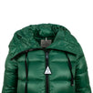 'Suyen' Down Filled Quilted Puffer Parka Coat - Green