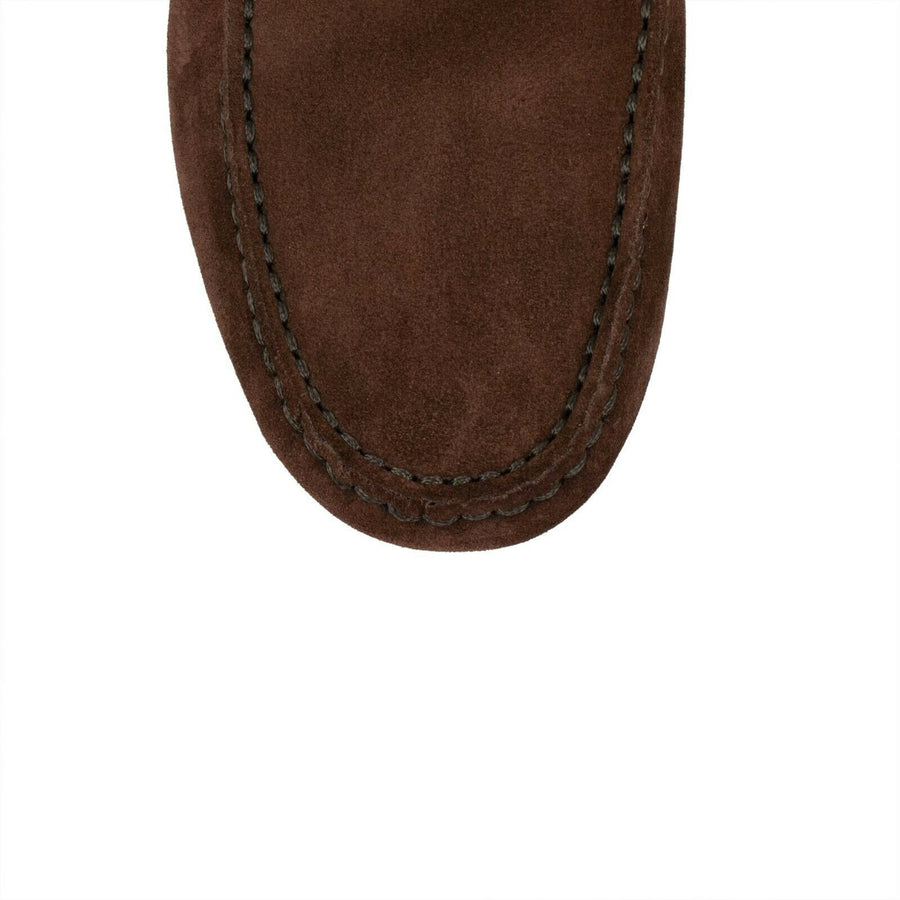 Suede Morris New Driver Shoe - Brown