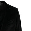 Drop 8 Velvet Two Button Cotton Sport Coat - Black