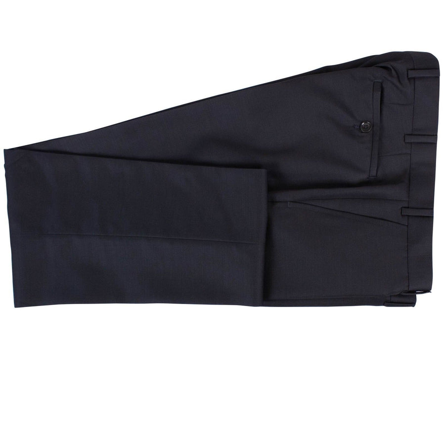 Drop 8 Wool Blend Solid Two Button Suit - Black