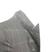 Drop 7 Check Wool Blend Double Breasted Suit - Light Gray