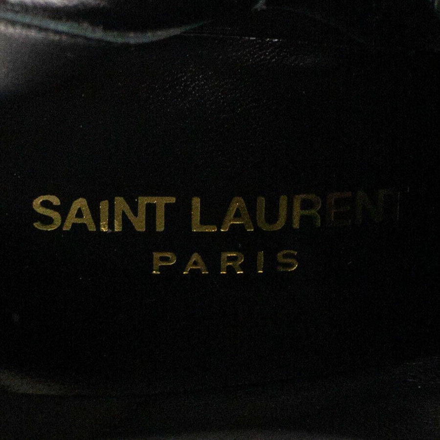 Leather Opyum YSL Ankle Boots - Black