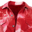 Trucker Tie Dye Jacket - Red