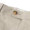 Gray Pinstripe Cotton Pants