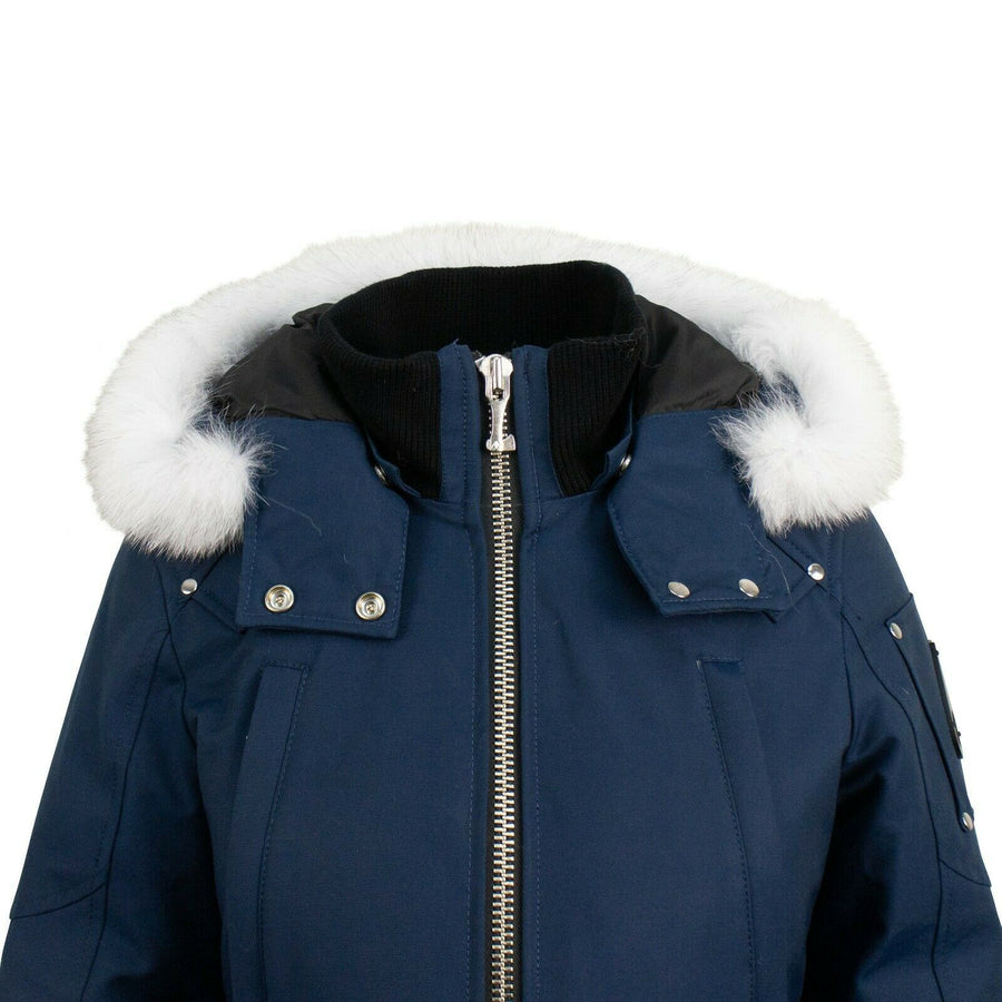 Women's 'Fire River' Parka Coat - Jasper Blue