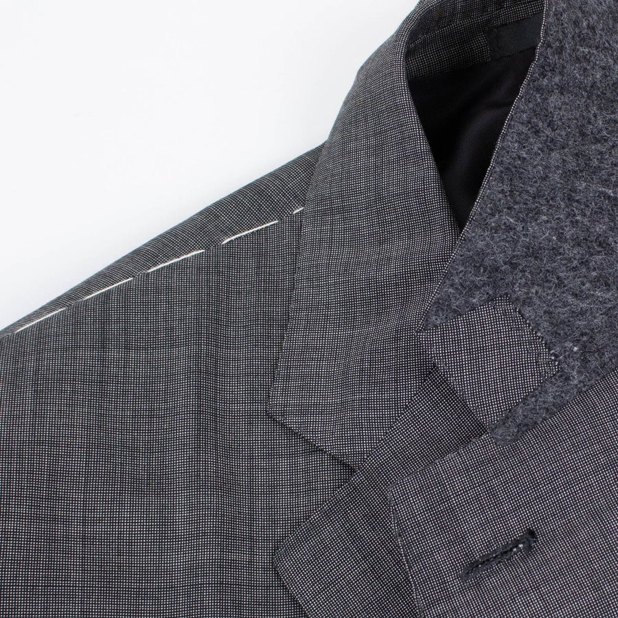 Drop 7 Birdseye Wool Two Button Suit - Gray