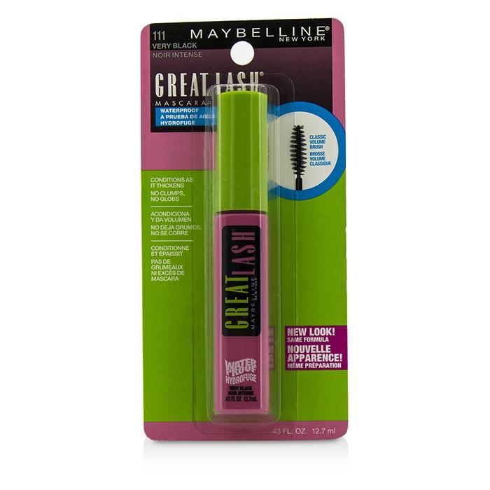 Great Lash Waterproof Mascara - #111 Very Black - 12.7ml/0.43oz