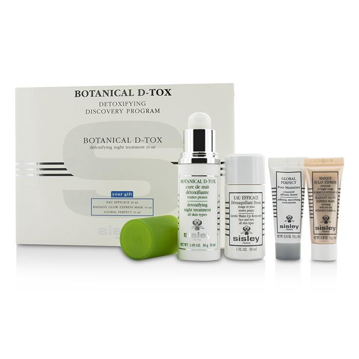 Botanical D-tox Detoxifying Discovery Program: Botanical D-tox 30ml + Make-up Remover 30ml + Mask 10ml + Pore Minimizer 10ml - 4pcs