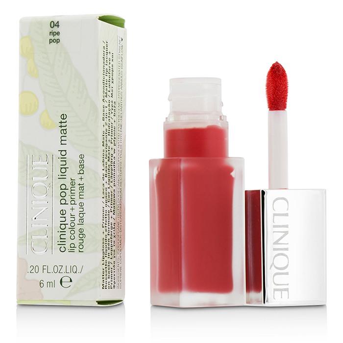 Pop Liquid Matte Lip Colour + Primer - # 04 Ripe Pop - 6ml/0.2oz