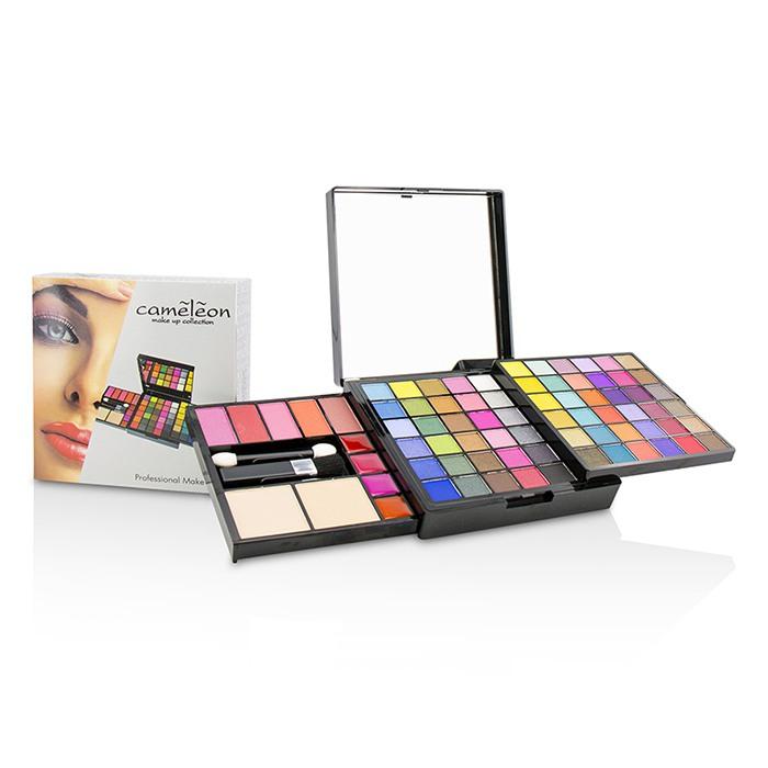 Makeup Kit Deluxe G2363 (66x Eyeshadow, 5x Blusher, 2x Pressed Powder, 4x Lipgloss, 3x Applicator) - -