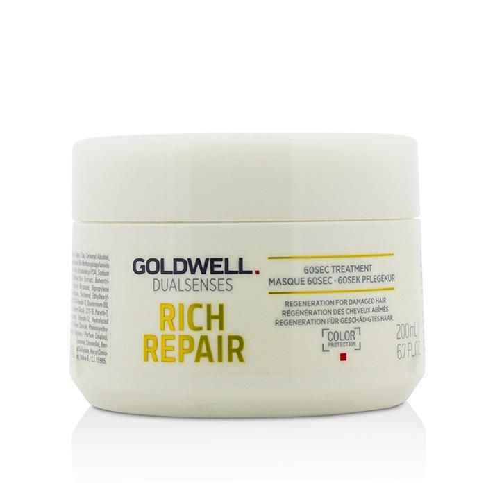 Dual Senses Rich Repair 60sec Treatment (regeneration For Damaged Hair) - 200ml/6.7oz