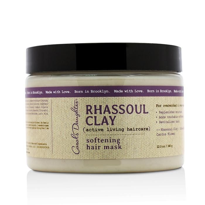 Rhassoul Clay Active Living Haircare Softening Hair Mask (for Overworked & Over-washed Hair) - 340g/12oz