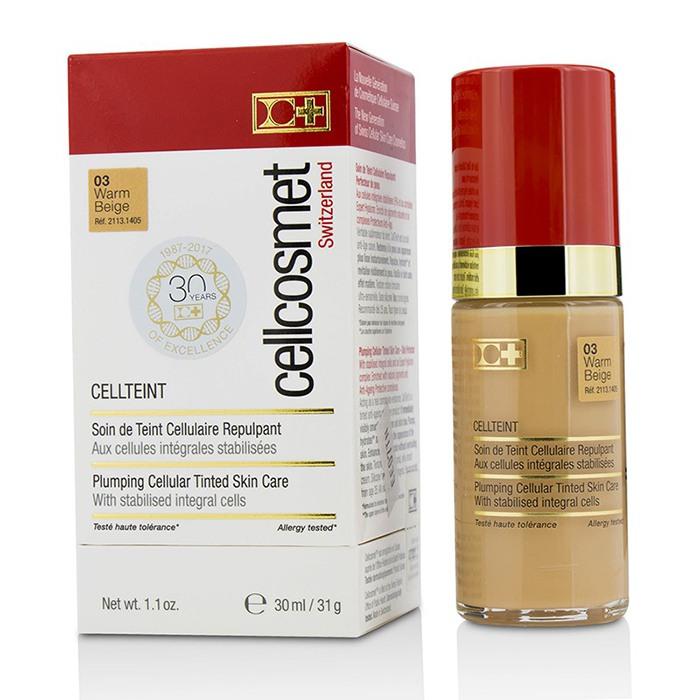 Cellcosmet Cellteint Plumping Cellular Tinted Skincare - #03 Warm Beige - 30ml/1.1oz