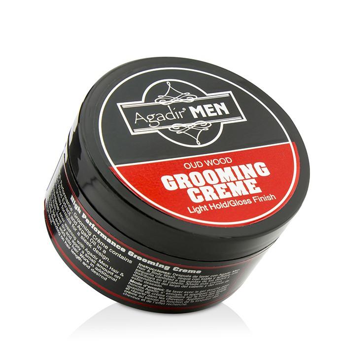Agadir Men Oud Wood Grooming Creme (light Hold/ Gloss Finish) - 85g/3oz