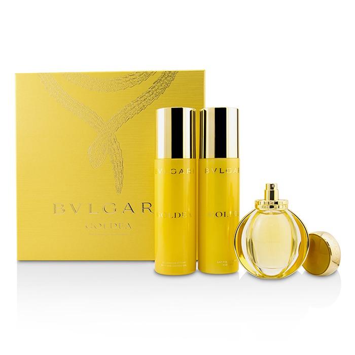 Goldea Coffret: Eau De Parfum Spray 50ml + Body Milk 200ml + Bath & Shower Gel 200ml - 3pcs