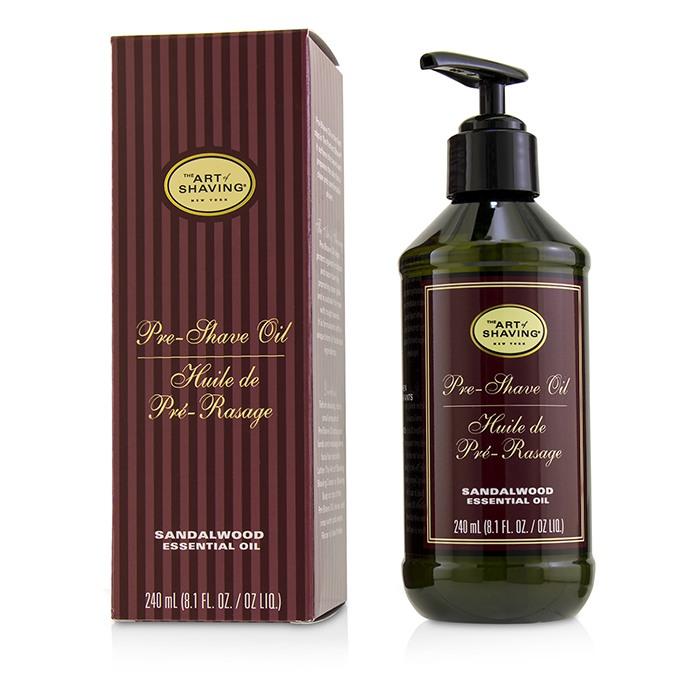 Pre-shave Oil - Sandalwood Essential Oil (with Pump) - 240ml/8.1oz