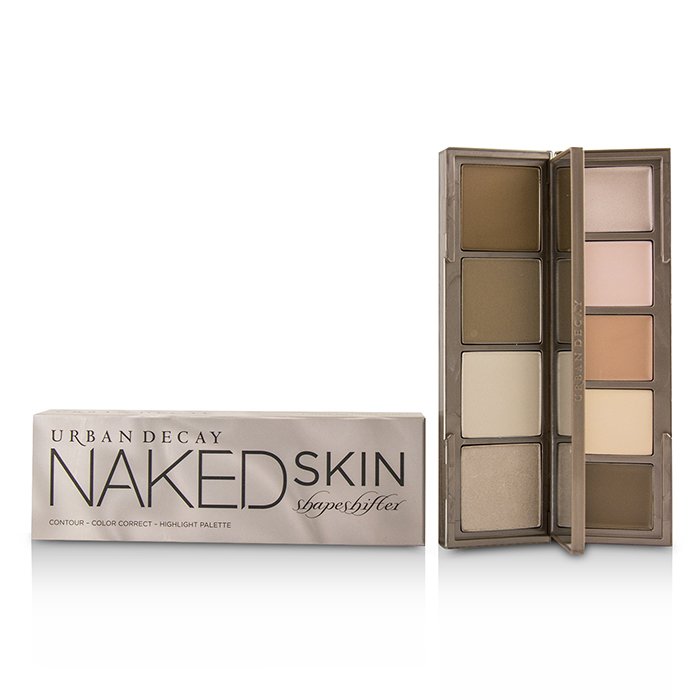 Naked Skin Shapeshifter Contour, Color Correct, Highlight Palette - # Light Medium Shift - -