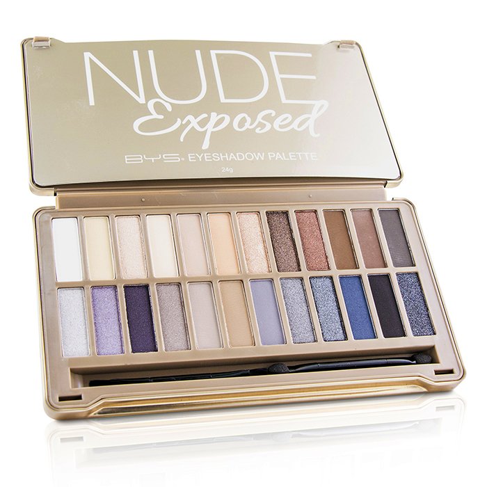 Eyeshadow Palette (24x Eyeshadow, 2x Applicator) - Nude Exposed - 24g/0.8oz