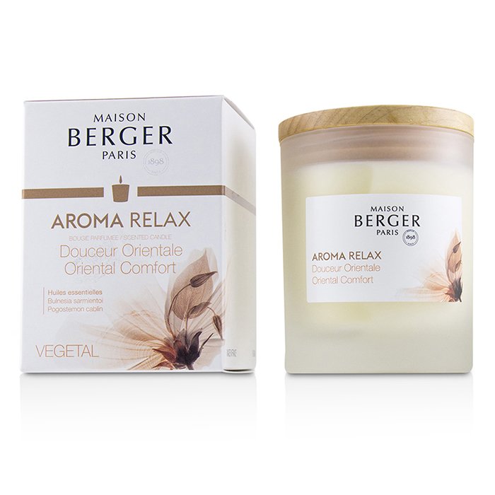 Scented Candle -  Aroma Relax (pogostemon Cablin) - 180g/6.3oz