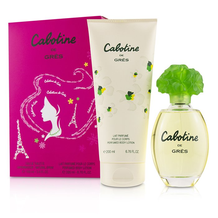 Cabotine Coffret: Eau De Toilette Spray 100ml/3.4oz + Perfumed Body Lotion 200ml/6.76oz - 2pcs
