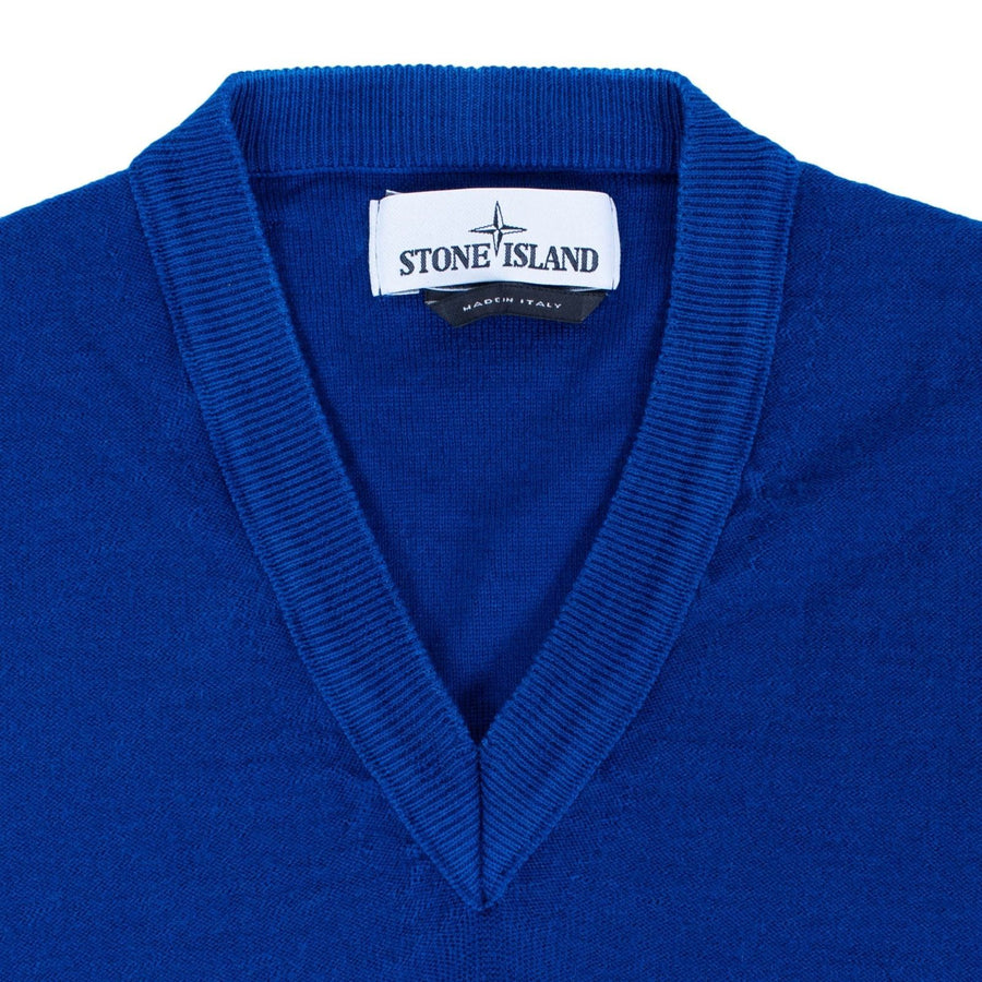 Bright Blue V-Neck Sweater