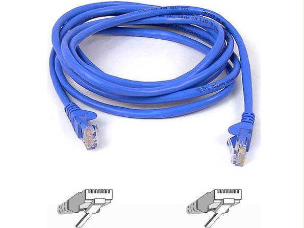 Belkin Components Patch Cable - Rj-45 (m) - 15 Ft - Utp ( Cat 6 ) - Blue