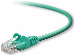 Belkin Components 2ft Cat5e Snagless Patch Cable, Utp, Green Pvc Jacket, 24awg, T568b, 50 Micron,