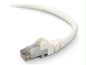 Belkin Components 3ft Cat6 Snagless Patch Cable, Utp, White Pvc Jacket, 23awg, 50 Micron, Gold Pla