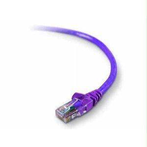 Belkin Components 6ft Cat5e Snagless Patch Cable, Utp, Purple Pvc Jacket, 24awg, T568b, 50 Micron,