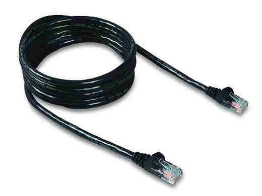 Belkin Components 2ft Cat6 Snagless Patch Cable, Utp, Black Pvc Jacket, 23awg, 50 Micron, Gold Pla