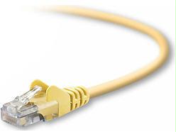 Belkin Components Patch Cable - Rj-45 (m) - Rj-45 (f) - 2 Ft - Utp - ( Cat 5e ) - Yellow